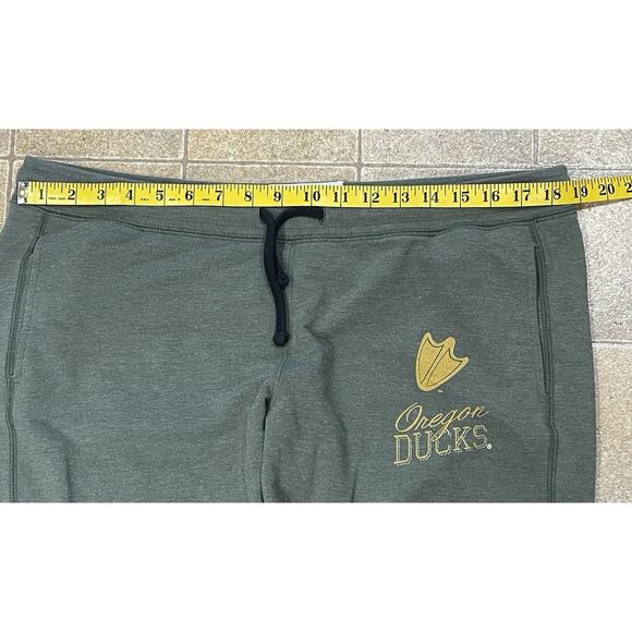 NCAA Oregon Ducks Women's Sz Large '47 Forward Stride Green Capri Pants College - Picture 4 of 14